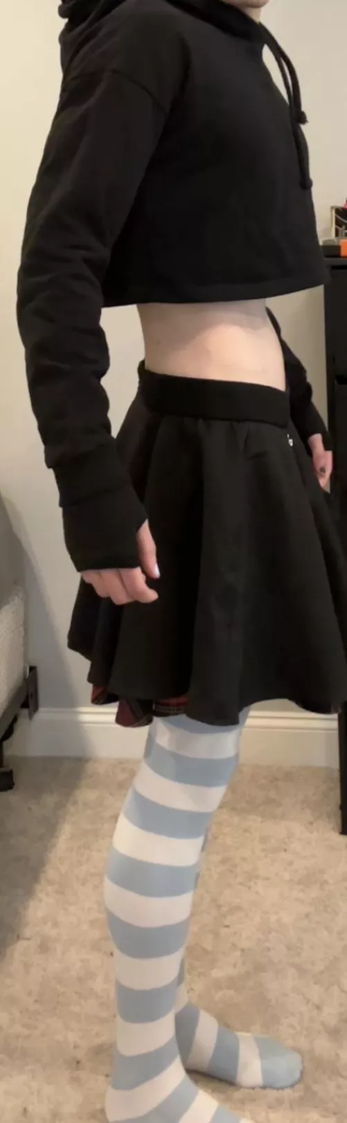 New hoodie, new socks, new skirt