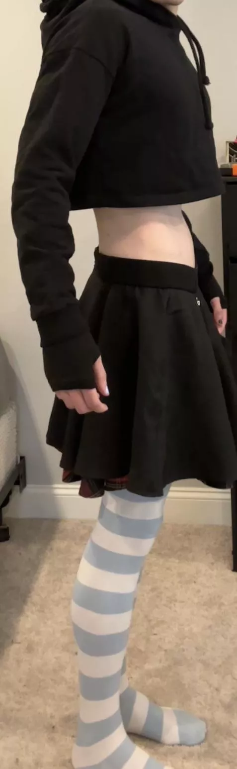 New hoodie, new socks, new skirt