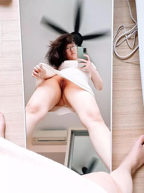 No panties. Thinking if I should flash in a restaurant or a park