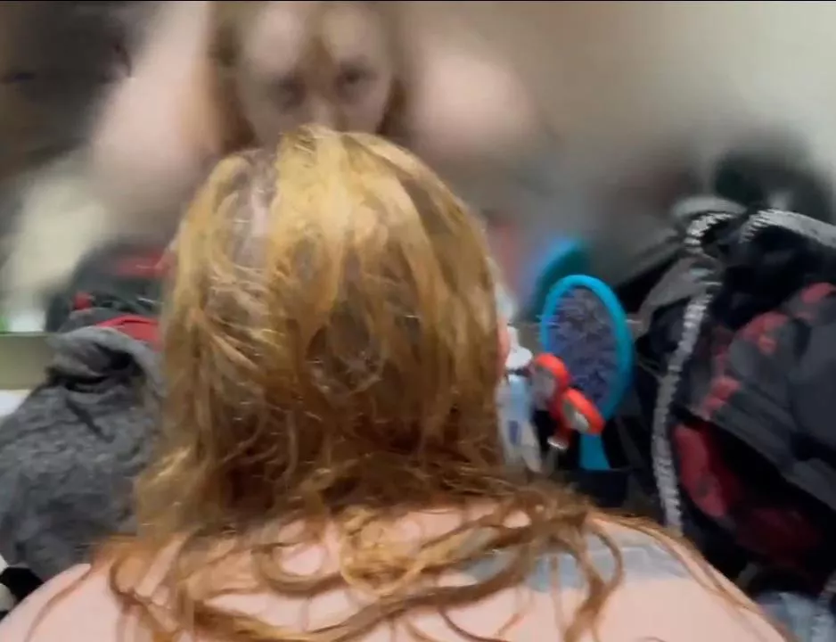 Not your typical mirror selfie I was getting pounded