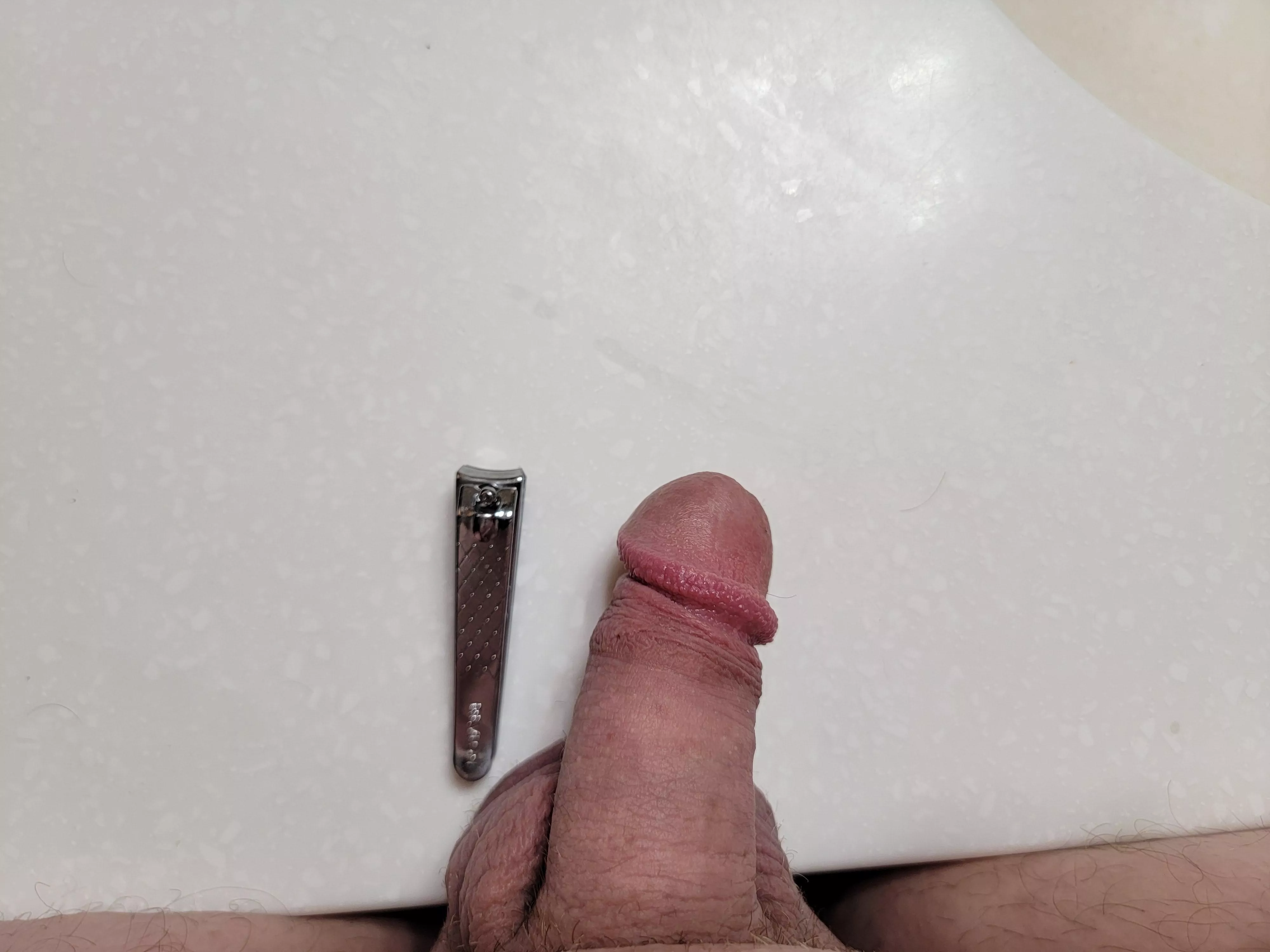 Roast my useless dick. Nail clipper for comparison