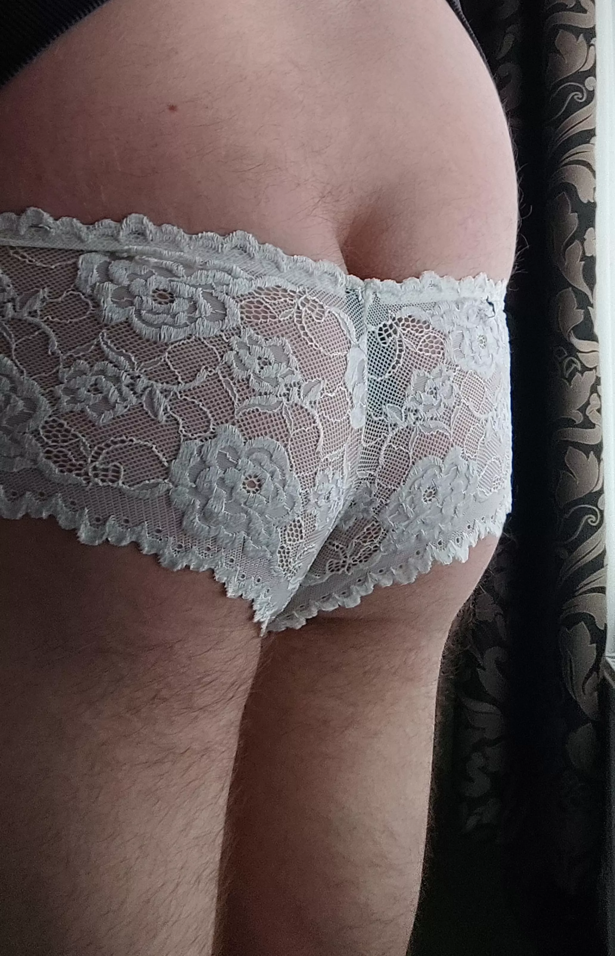 Sexy white thong