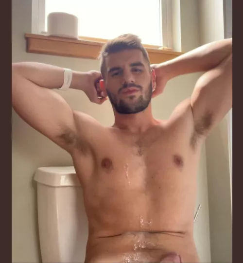 Shot all over myself