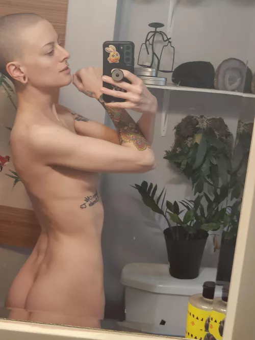 showing off the guns