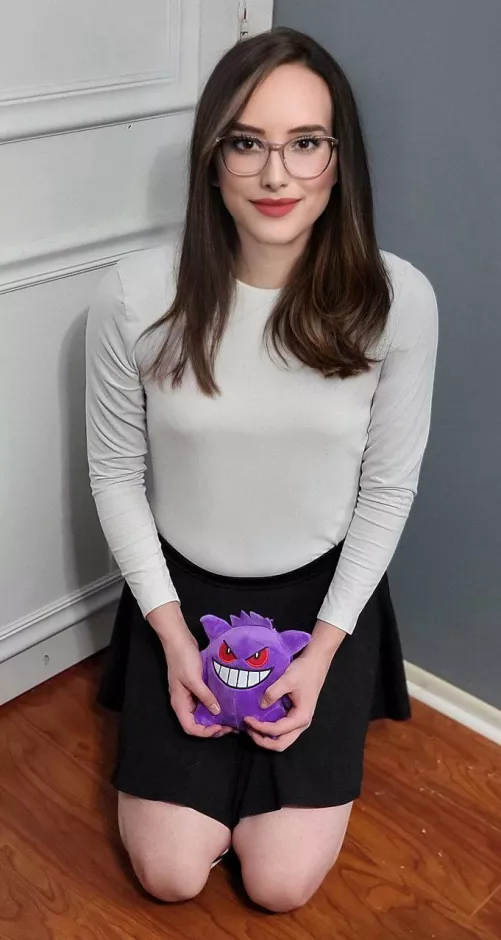 Stephanie in her new outfit. Isn't she a snack