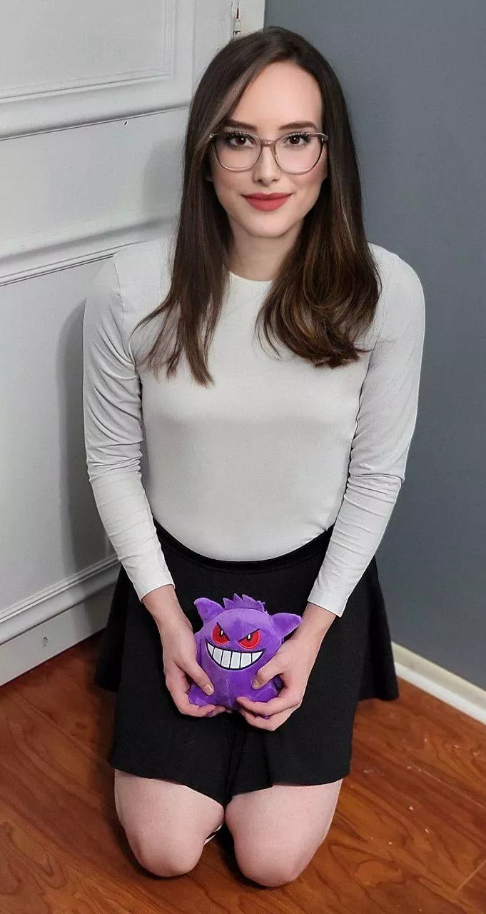 Stephanie in her new outfit. Isn't she a snack