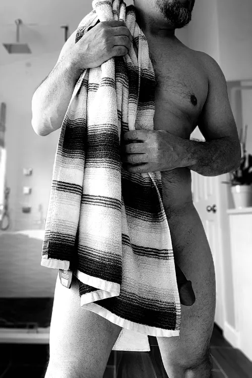 This towel is big enough for two :)