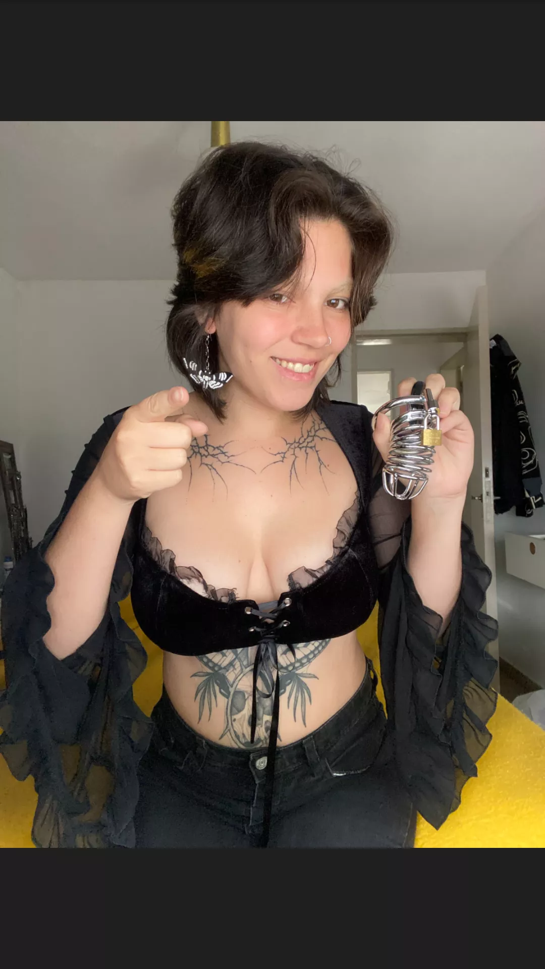 tiny dickies get punished 😈 wear this for mommy