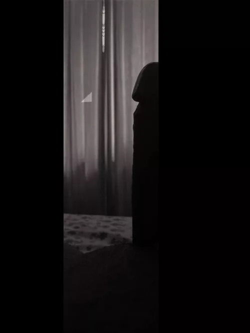 Tower in the shadows.