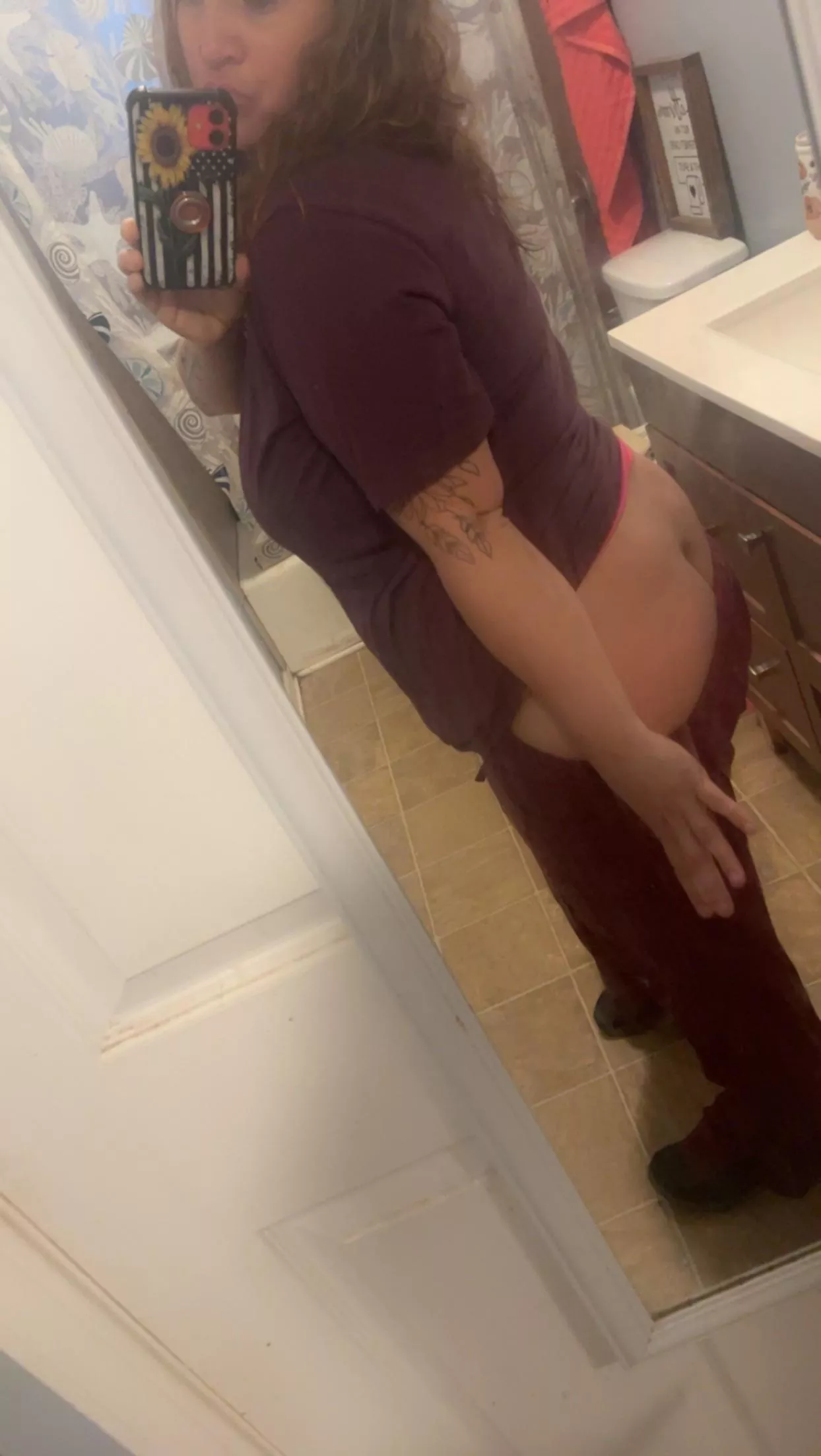 Wanna bend me over and spank me?