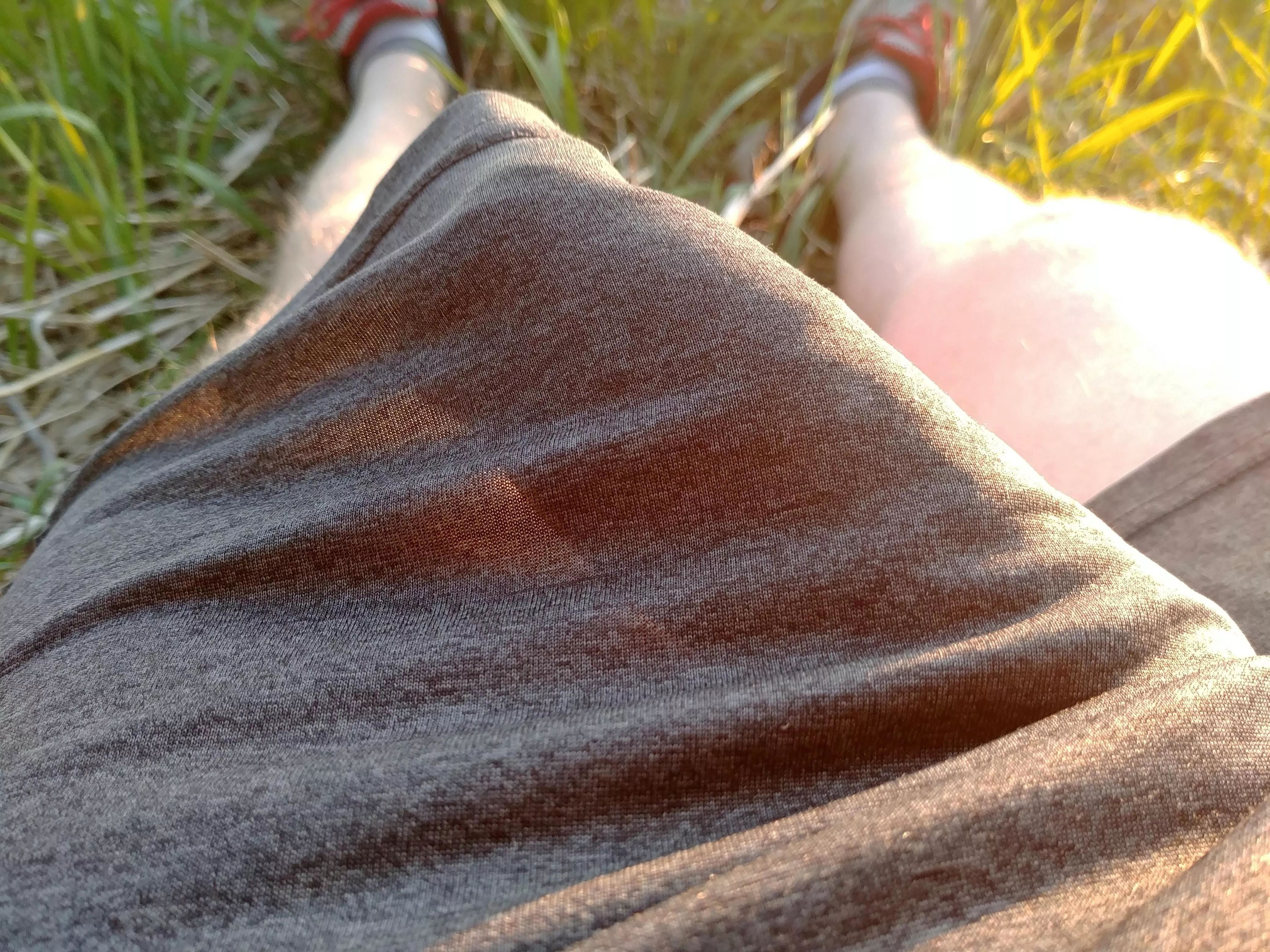 Who else naps in the park and turns into a sundial?