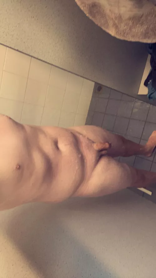 (32) care to join dad in the gym shower?