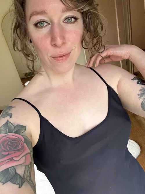 A little blue dress today