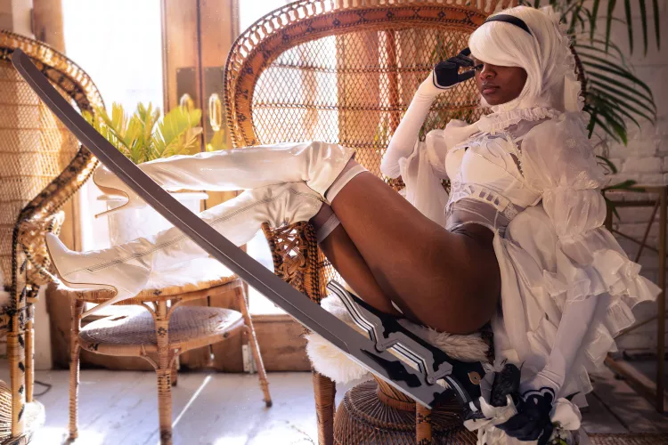 Bride 2B Nier Automata by Chibella Chan