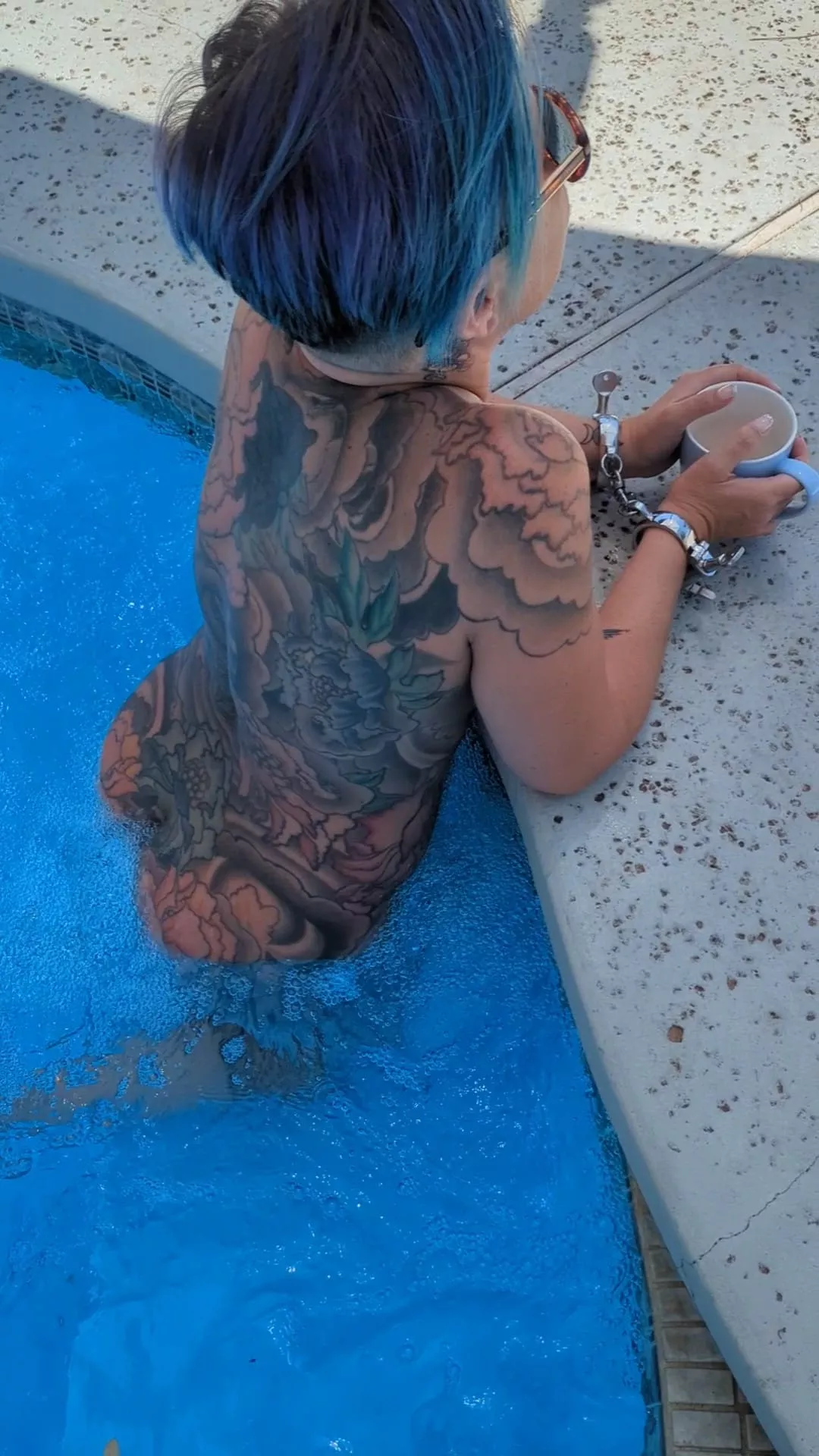 Coffee and cuffs today 🫦