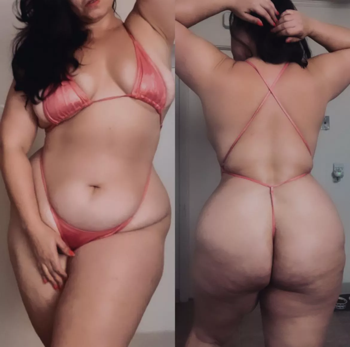 [f]eeling the glute gains in my bikini 💓💞