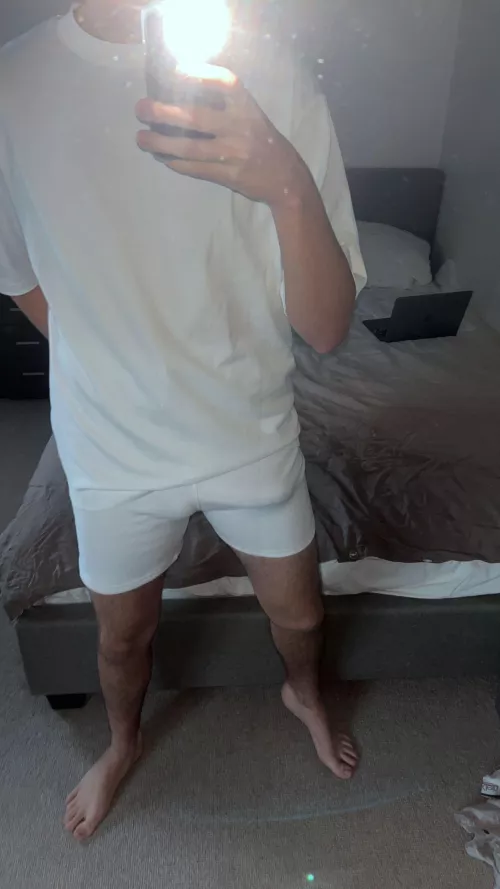 Full white fit too revealing?