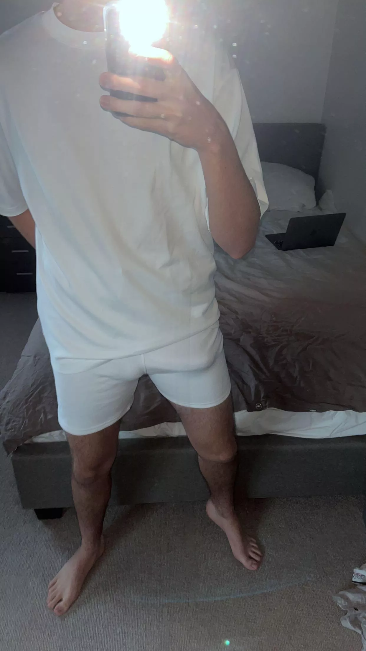 Full white fit too revealing?