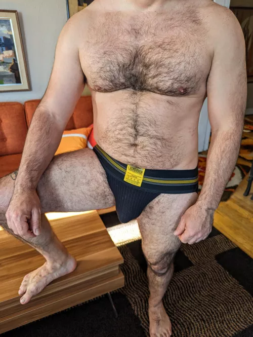 Fur in a jock