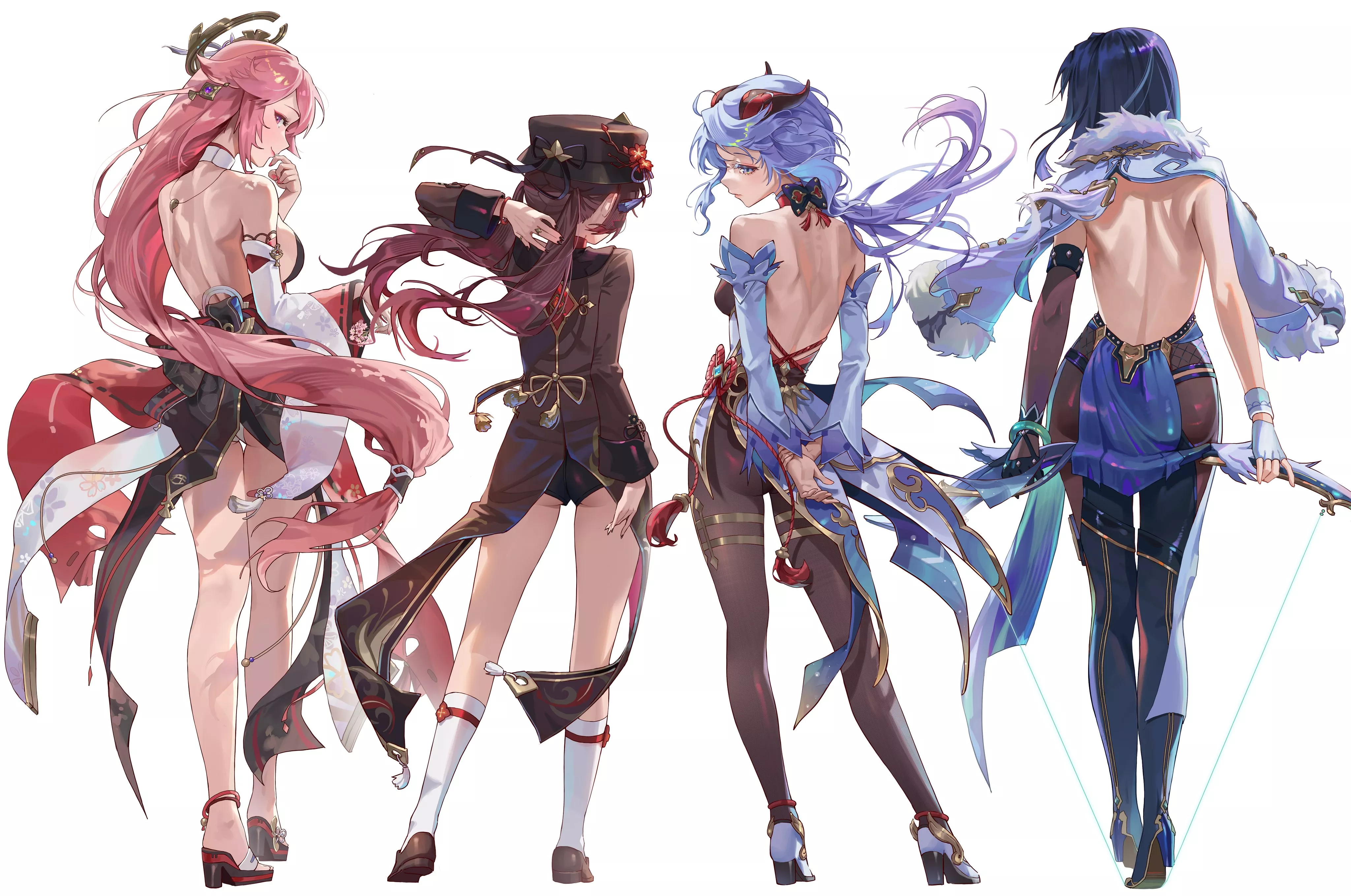 Genshin Waifus Thighs