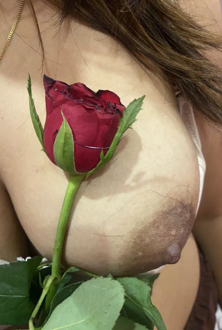 Got her a flower today so that i can take her pussy later [F]