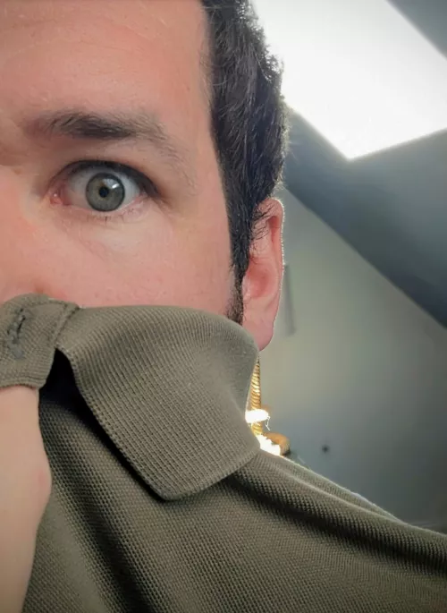 Hard to ignore the eyes when I wear this shirt