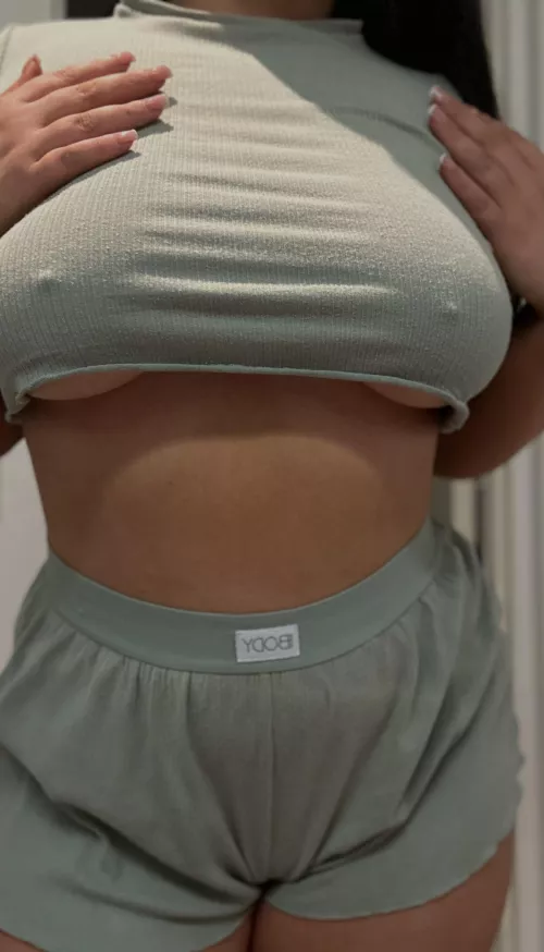 I love when my nipples show through my shirt