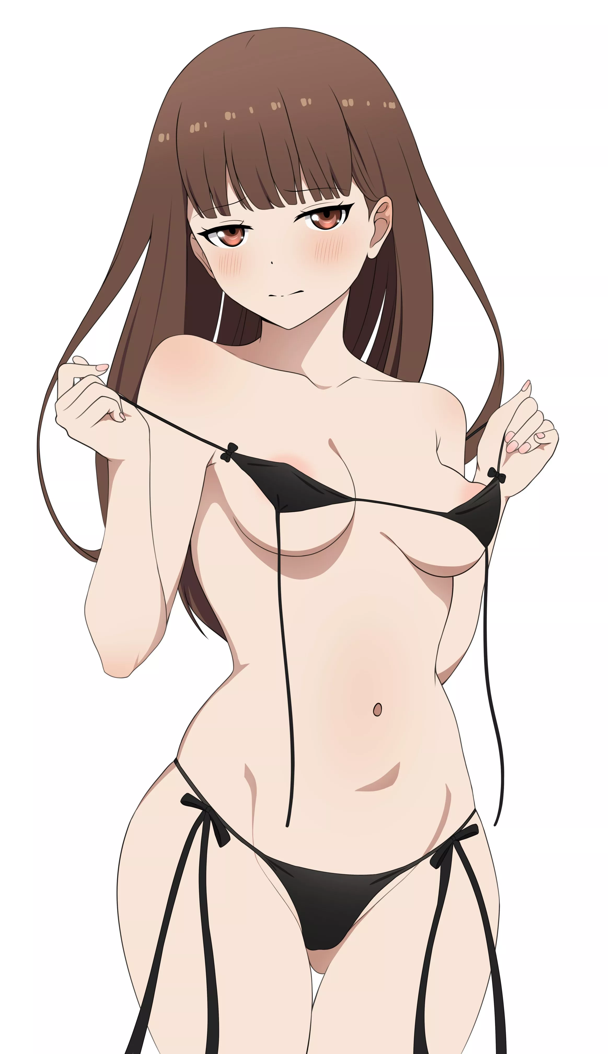 Iino Miko trying out her new bikini👙
