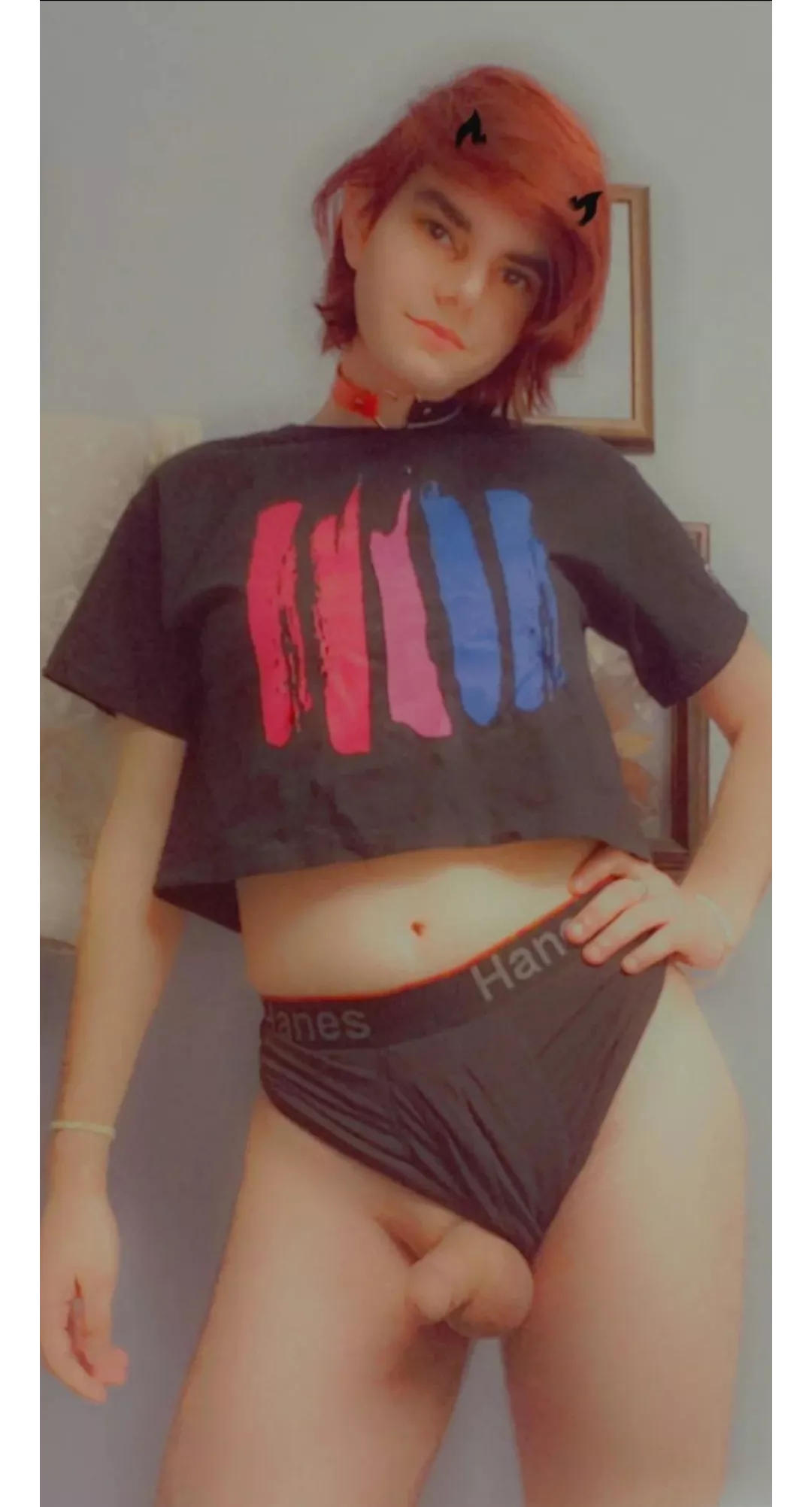 Just A Girl Showing Her Bi Pride 💖💜💙