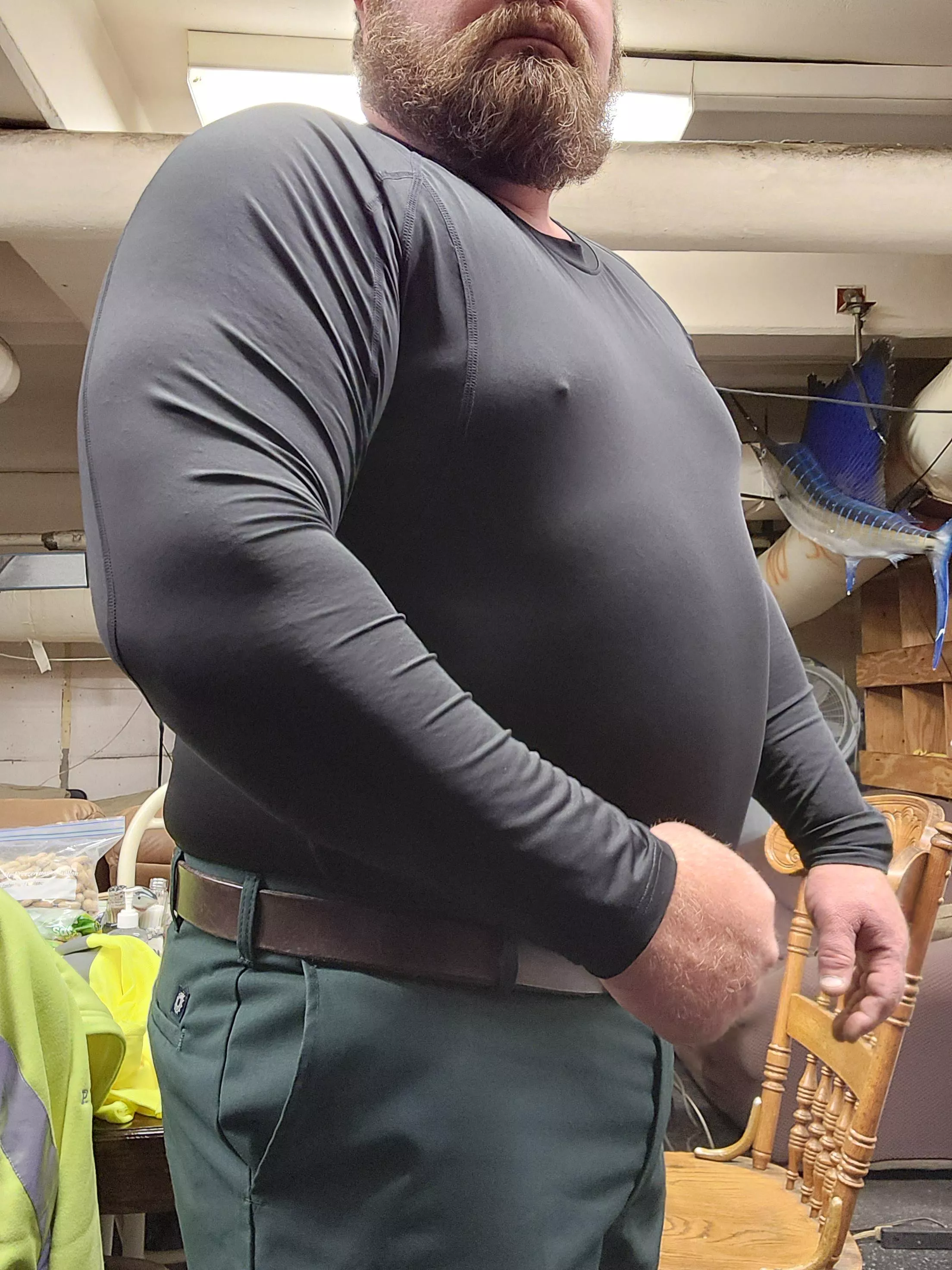 New shirt, you want to take it off me