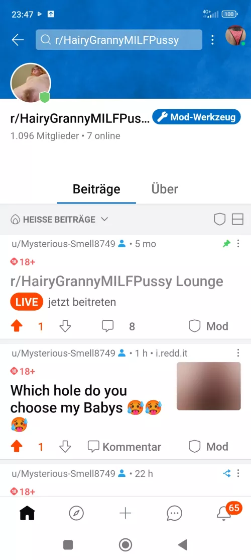 Please check out my page my lovely Hairy Bush Girls 🥵🥵🥵