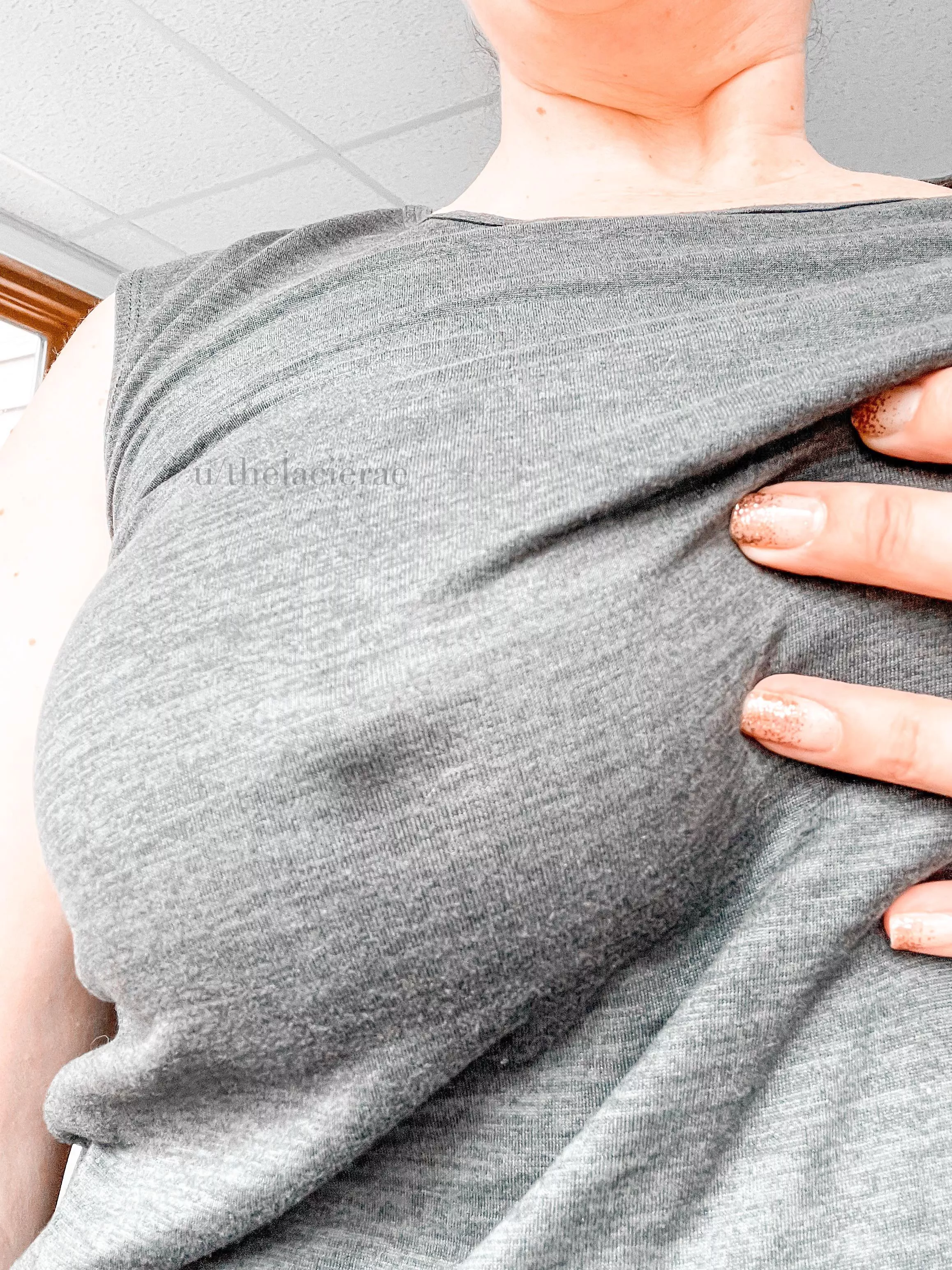 Post workout nipple pokie