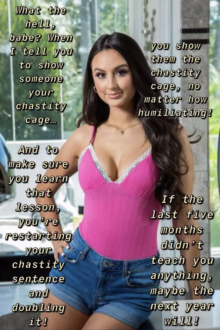 She wants to be sure the lesson sticks!