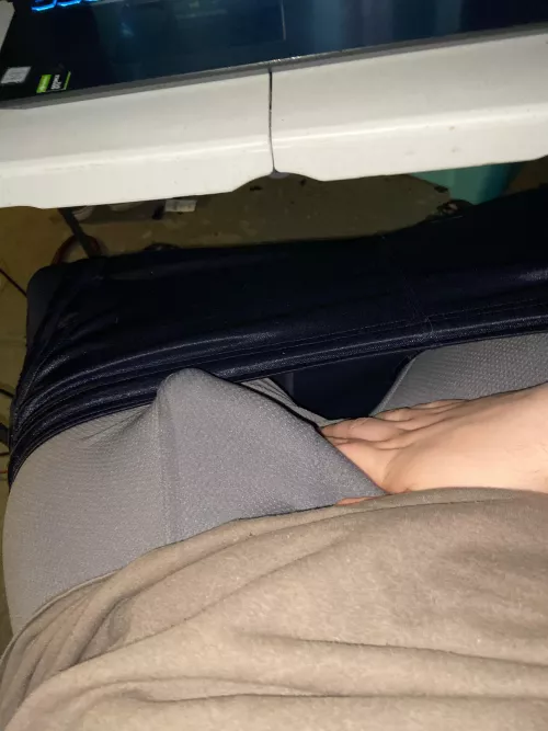 Sit on my lap let’s see who can go longer