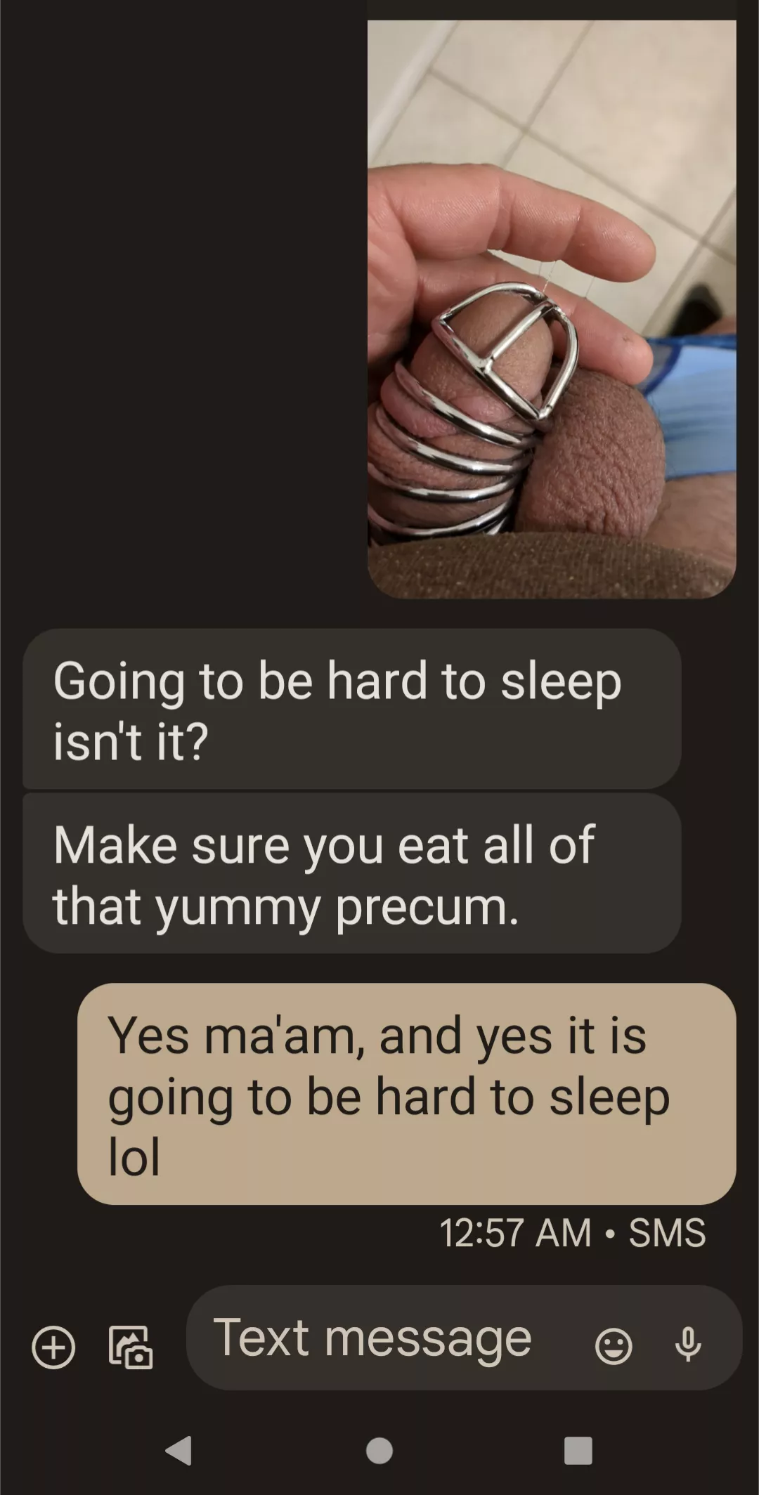 So I just got back from my date, and yes I gave up my keys!