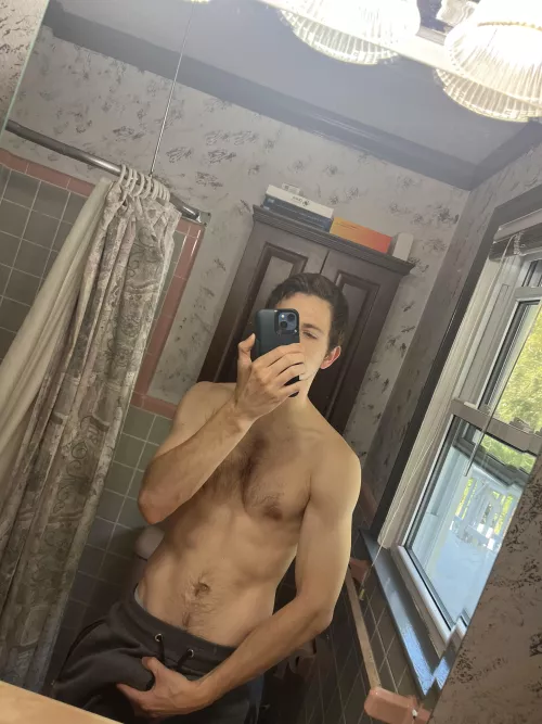 Something about grey sweats?