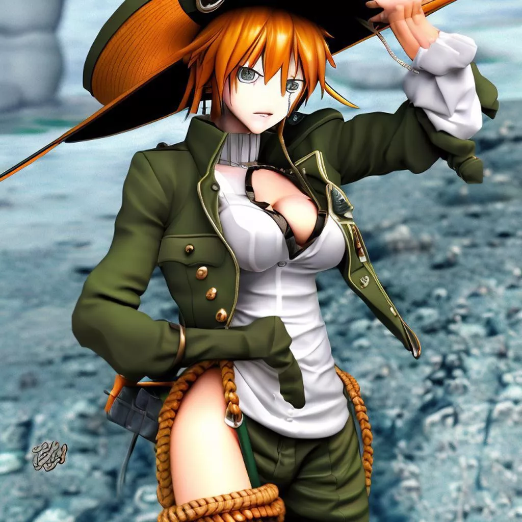 Tried AI to create Nami but I’m sure