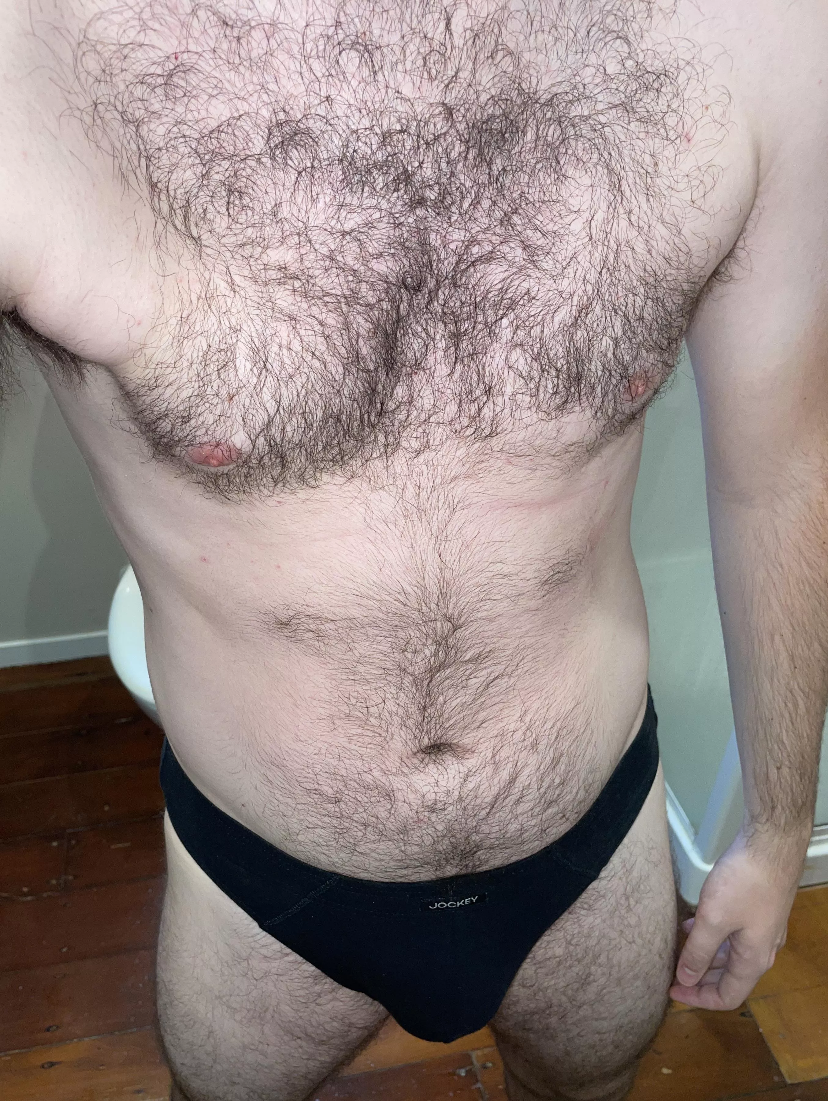 Want to rest your head in my chest hair ?