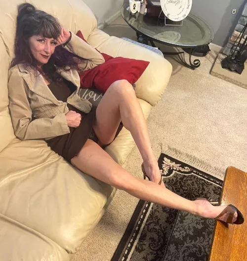 Was a long night and now time to take them off.