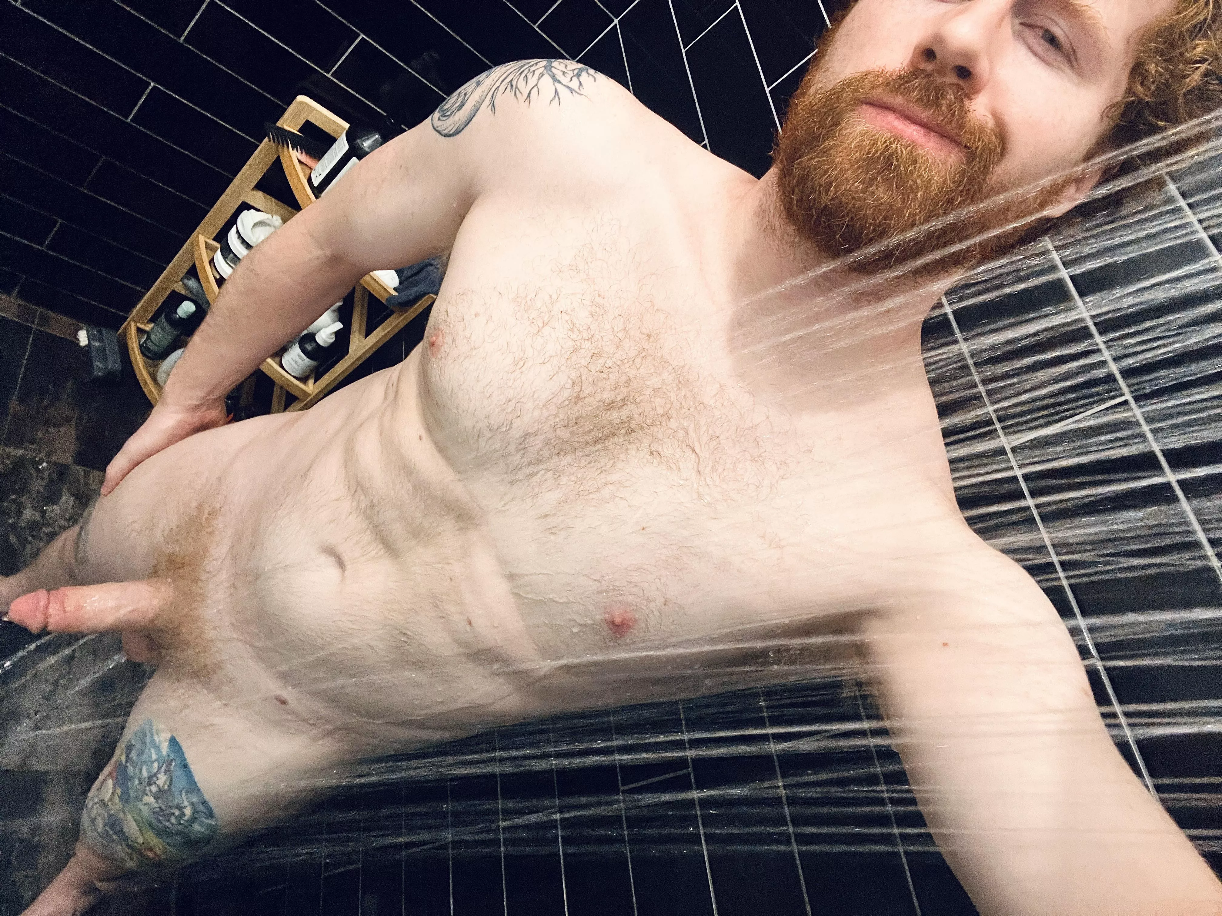 Wet and slippery, soon to be drenched