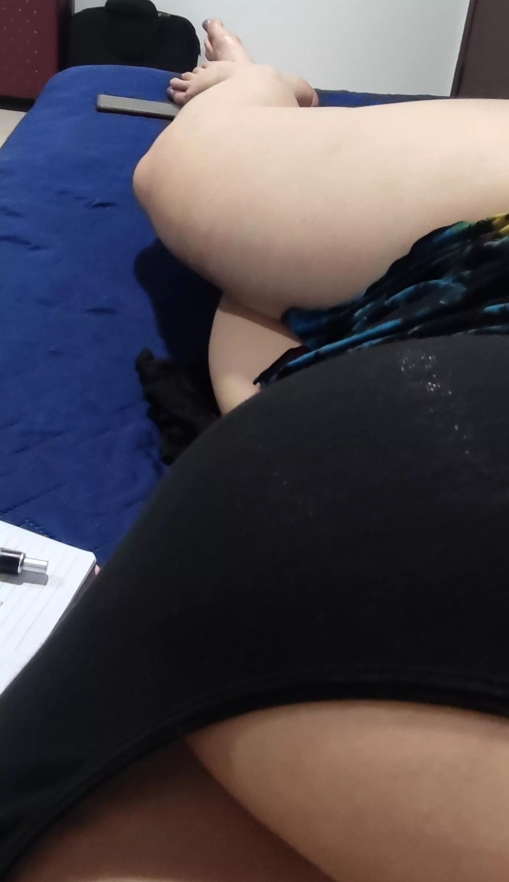 What I see while working in bed