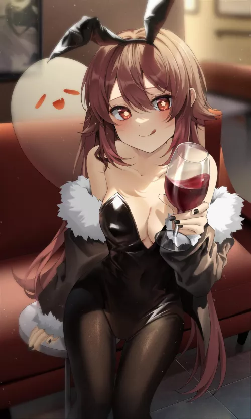Wine Bunny Hu Tao [Genshin Impact]