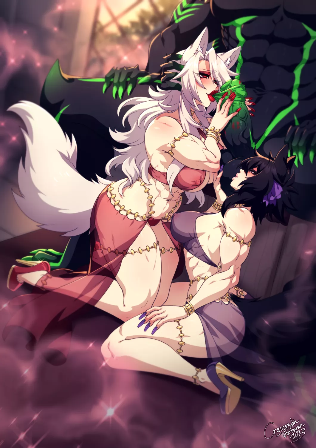 Worshipping lizzer dick [by Crescentia Fortuna / Projekt Wolfenstahl]