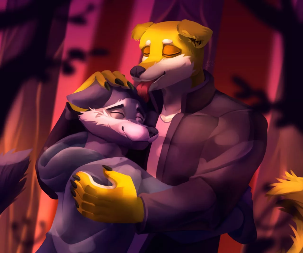 A little hug (art by me!)