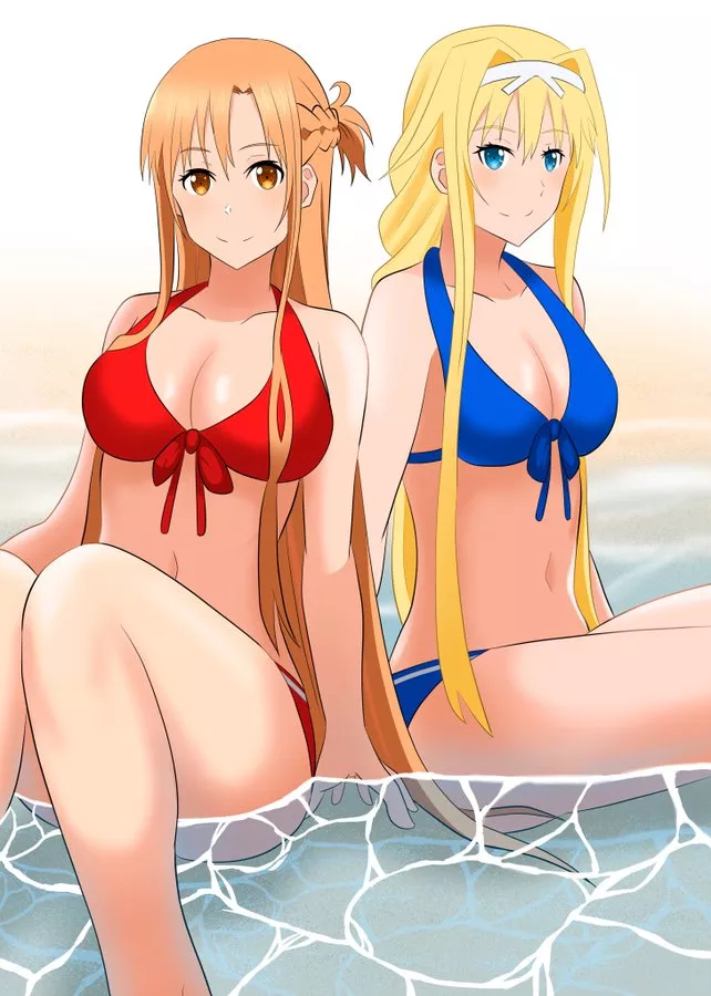 Asuna And Alice (Sword Art Online Alicization)