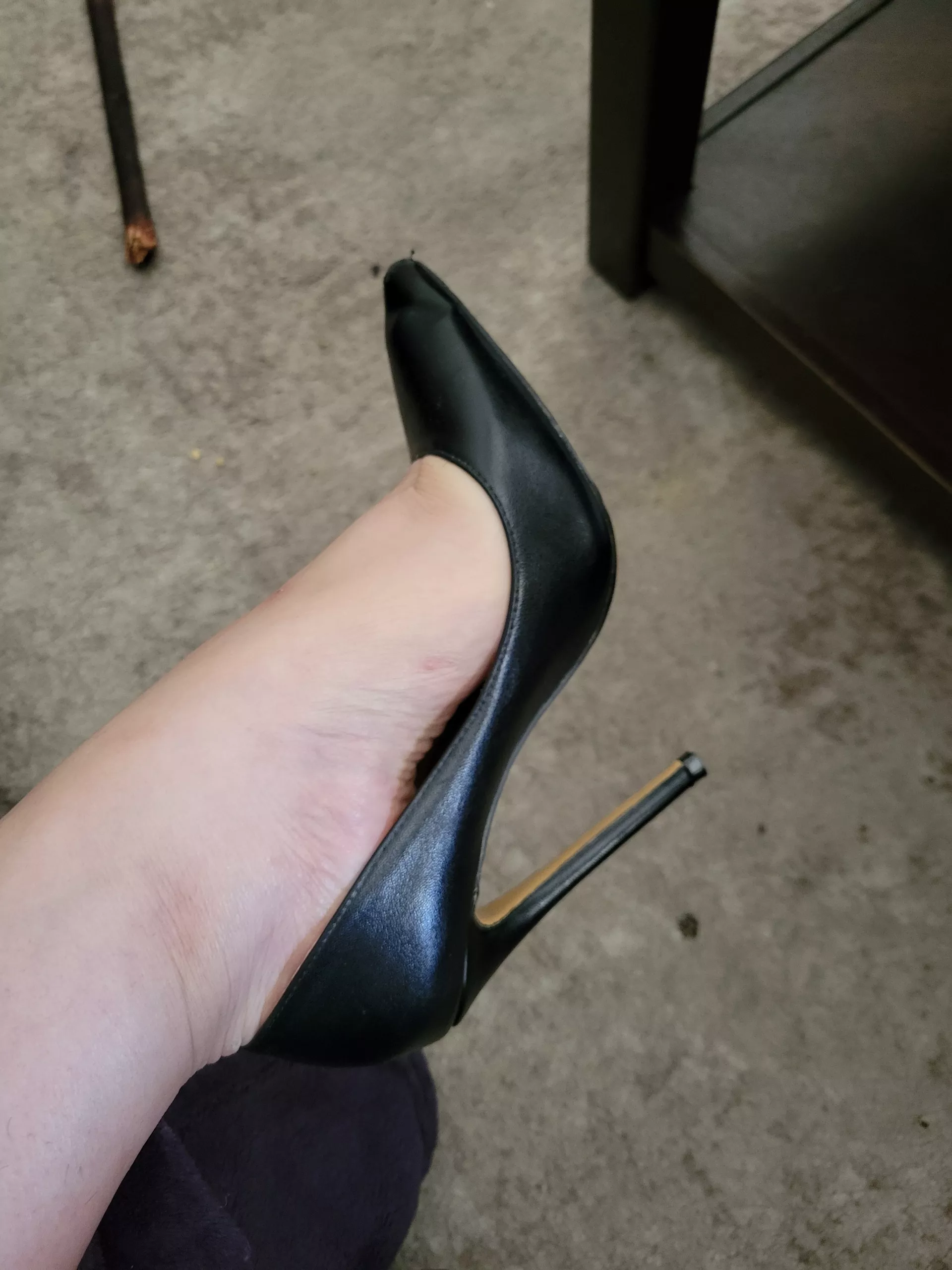 Black heels today