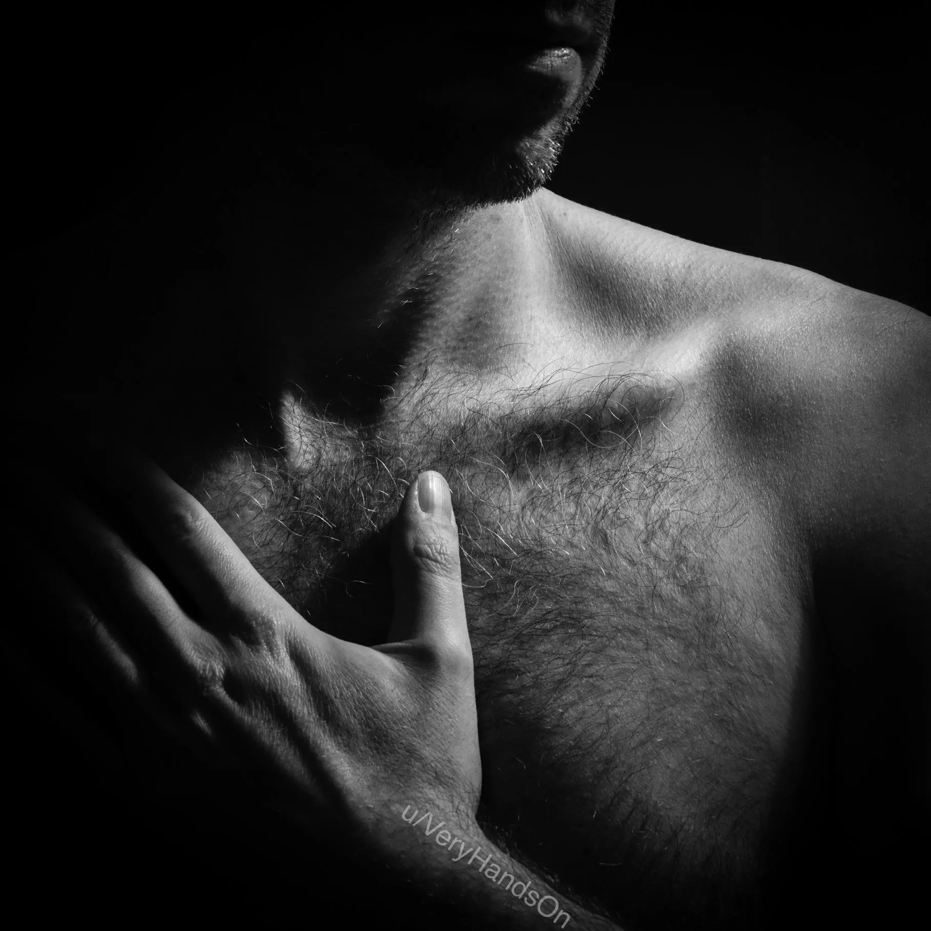 Collarbone and shadows