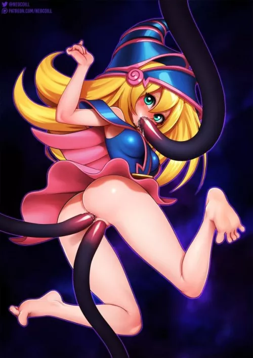 Dark Magician Girl filled with tentacles (neocoill)