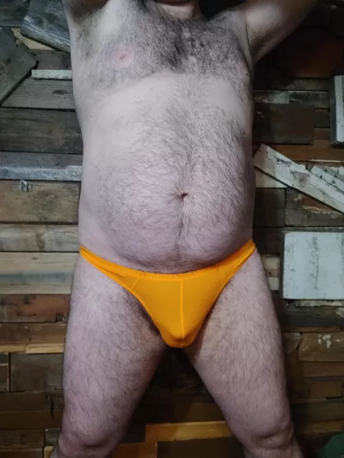 First time wearing a thong 😅