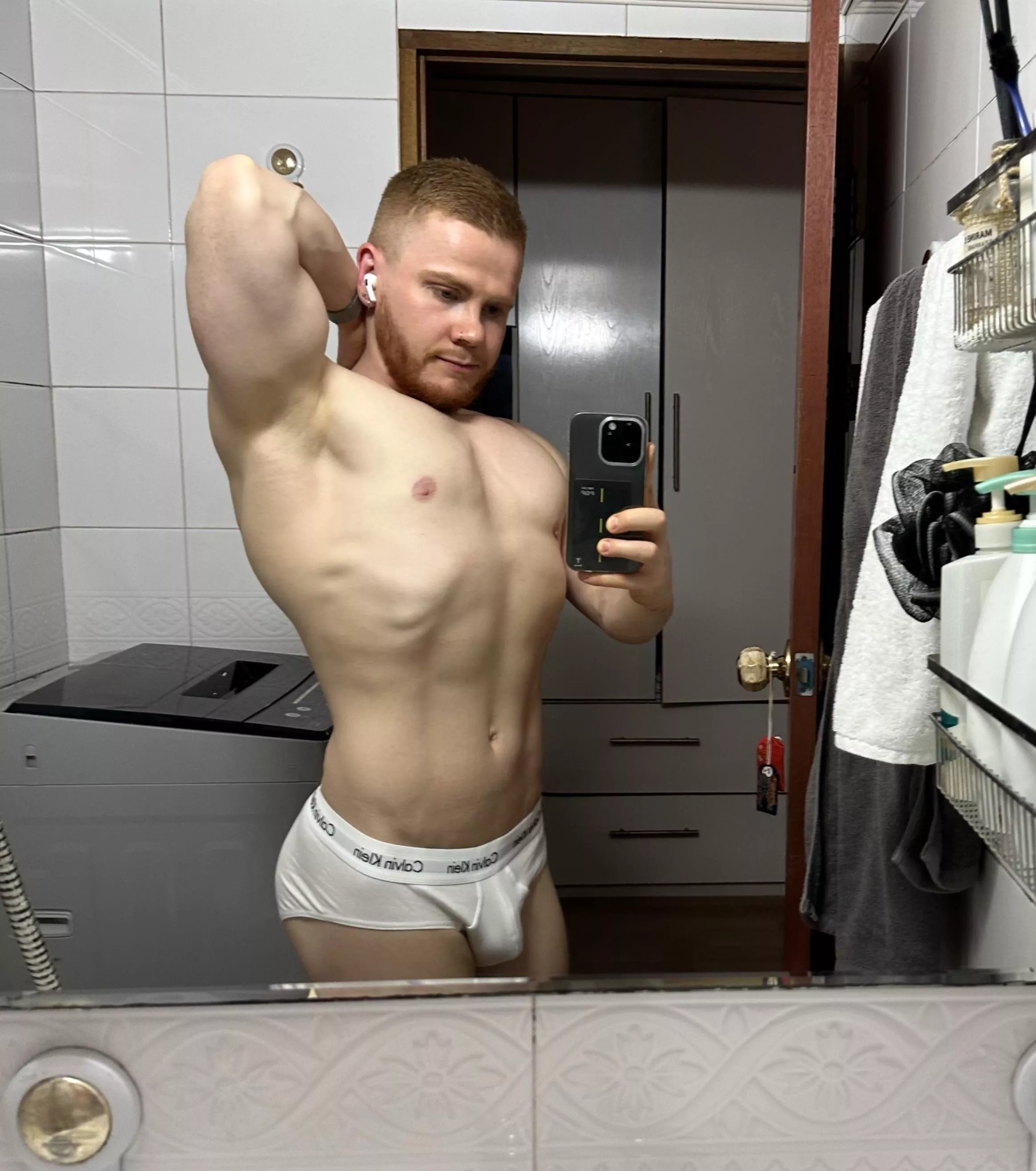 Got a good chest pump in today 🤍